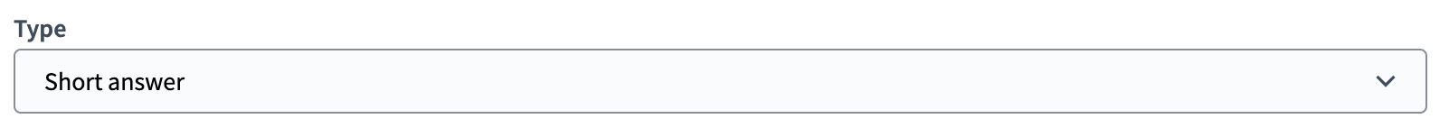 Kurzer Antworttyp - backend